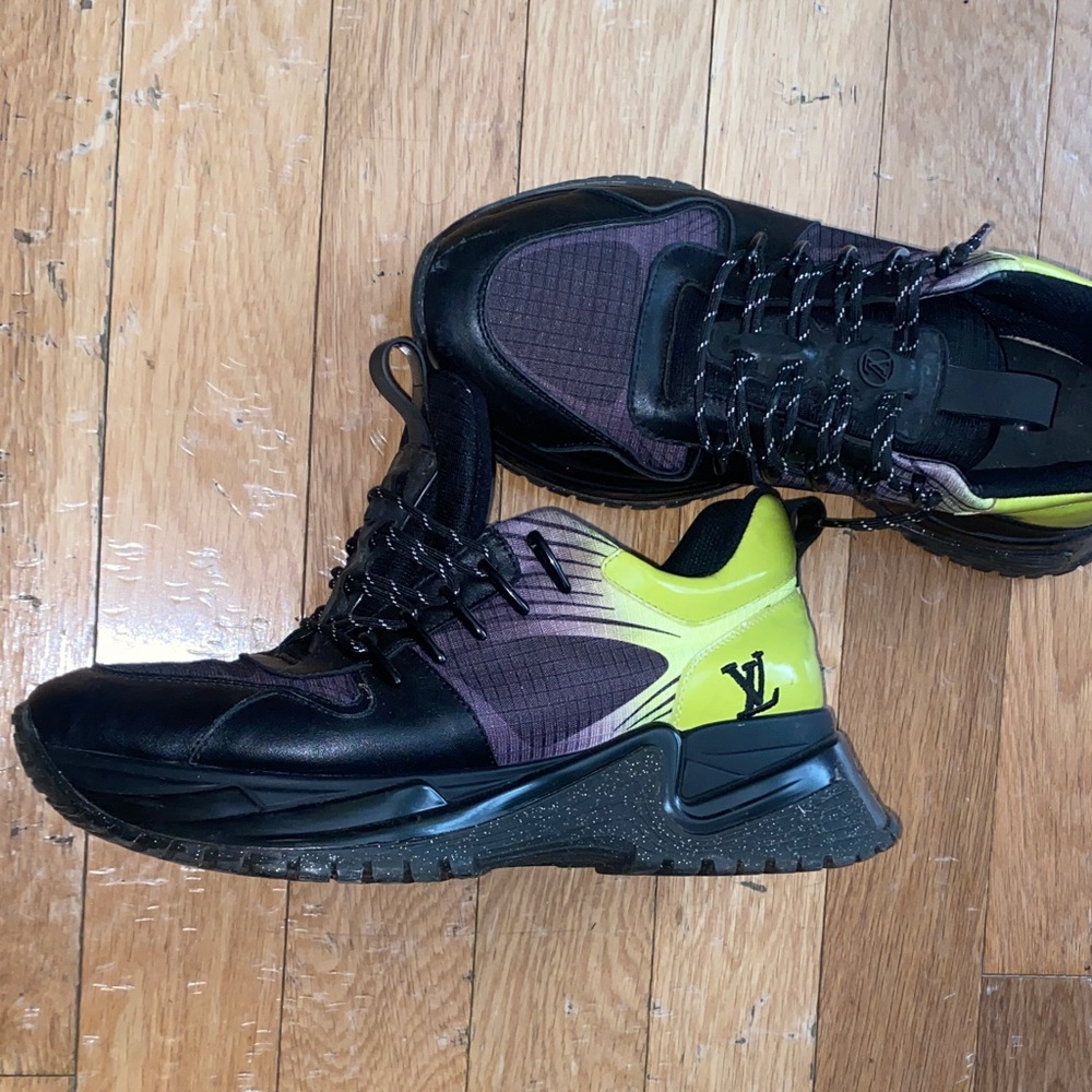 Louis Vuitton Black and Yellow Men's Sneakers